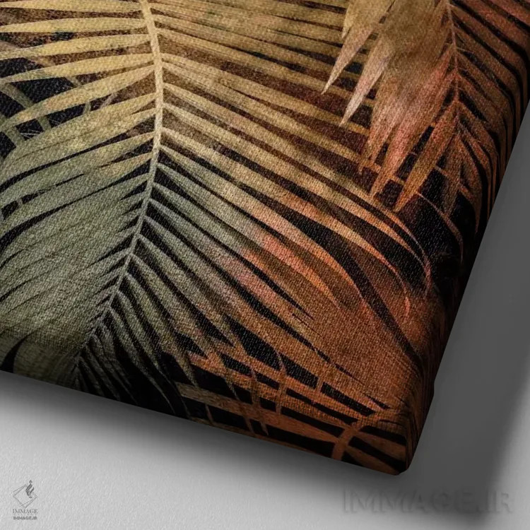 تابلو دکوراتیو سیشل ها II اثر جان سبا - نمای نزدیک بافت بوم