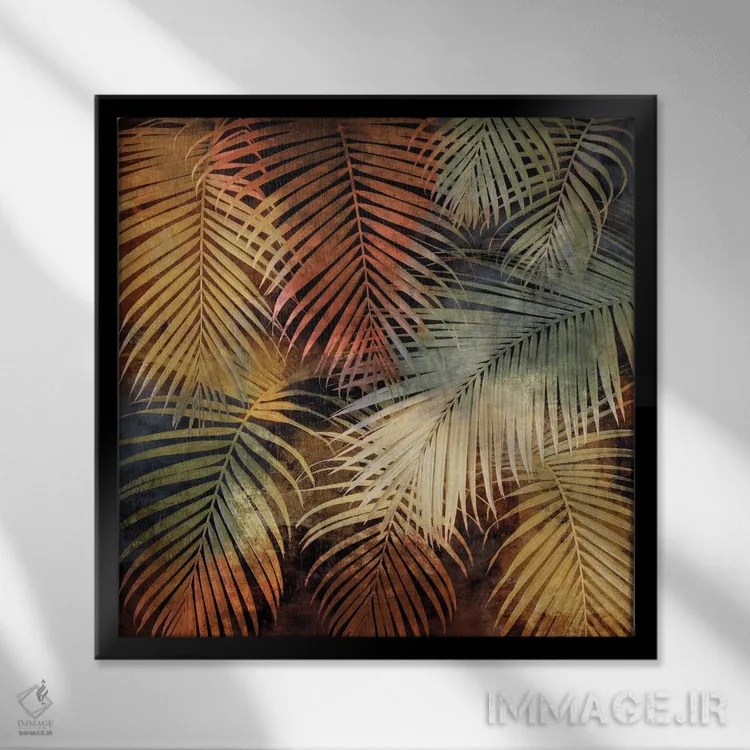 تابلو دکوراتیو سیشل ها I اثر جان سبا - نمای قابدار مشکی