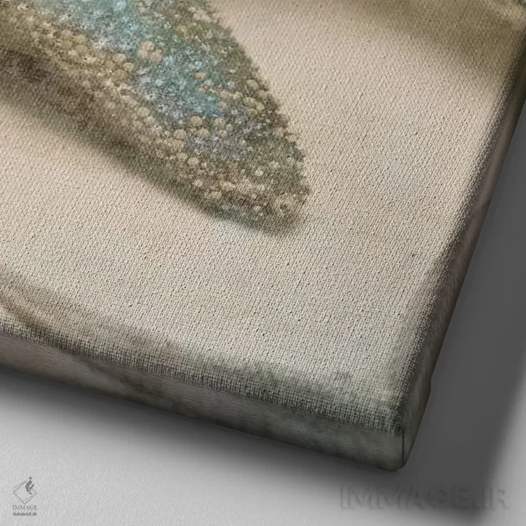 تابلو دکوراتیو جواهرات ساحلی III اثر جان سبا - نمای نزدیک بافت بوم