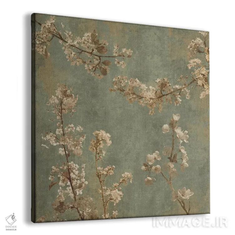 تابلو دکوراتیو شکوفه صبحگاهی I اثر جان سبا - نمای پرسپکتیو محصول