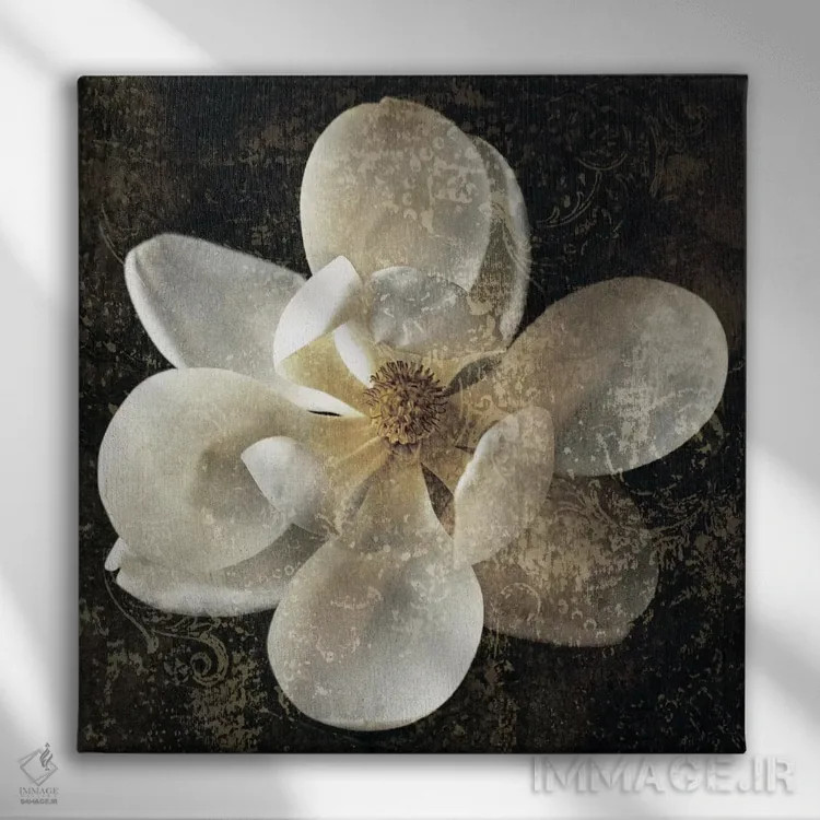 تابلو دکوراتیو مگنولیا I اثر جان سبا - نمای روبهرو روی دیوار