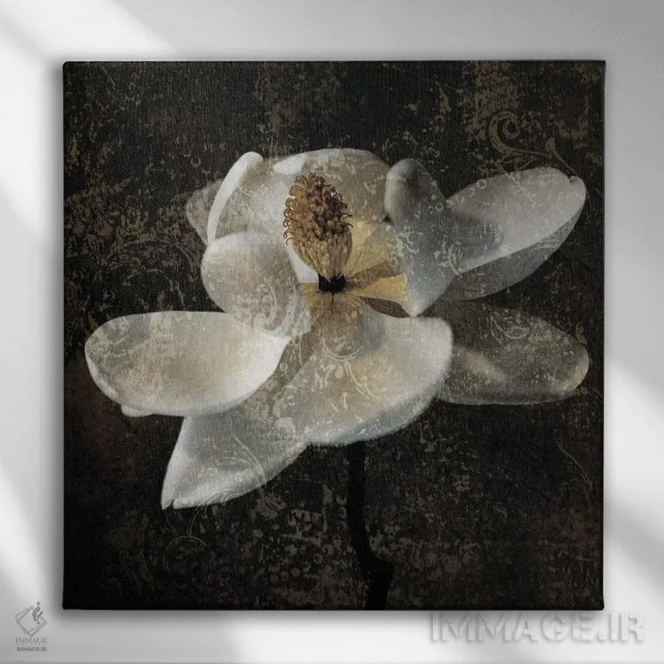 تابلو دکوراتیو مگنولیا II اثر جان سبا - نمای روبهرو روی دیوار