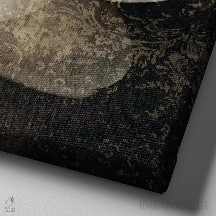 تابلو دکوراتیو مگنولیا I اثر جان سبا - نمای نزدیک بافت بوم