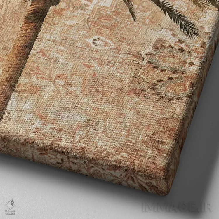 تابلو دکوراتیو باشکوه II اثر جان سبا - نمای نزدیک بافت بوم