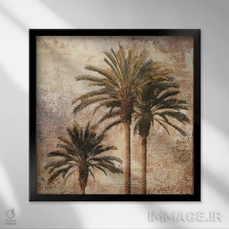 تابلو دکوراتیو باشکوه II اثر جان سبا - نمای قابدار مشکی