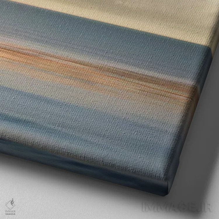 تابلو دکوراتیو نور اقیانوس II اثر جان سبا - نمای نزدیک بافت بوم