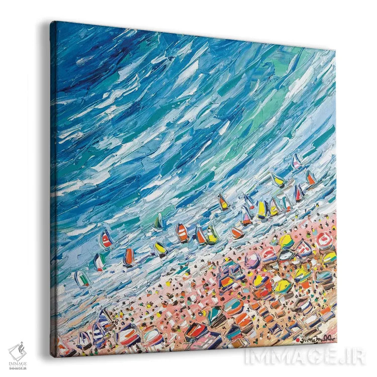 تابلو دکوراتیو ساحل باکولت اثر یواخیم مک میلان - نمای پرسپکتیو محصول