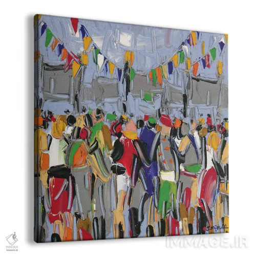 تابلو دکوراتیو رویدادهای جهان اثر یواخیم مک میلان - نمای پرسپکتیو محصول