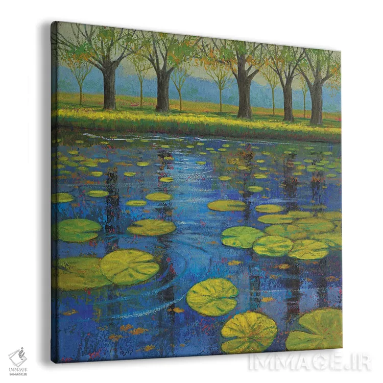 تابلو دکوراتیو چشمه های درخشان III اثر جولی جوی - نمای پرسپکتیو محصول