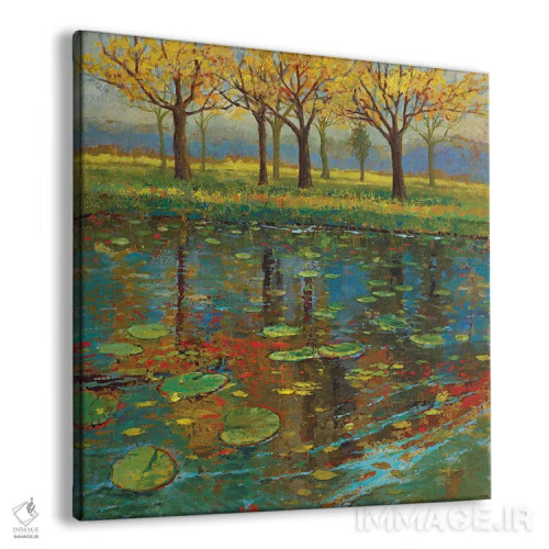 تابلو دکوراتیو بهار درخشان I اثر جولی جوی - نمای پرسپکتیو محصول