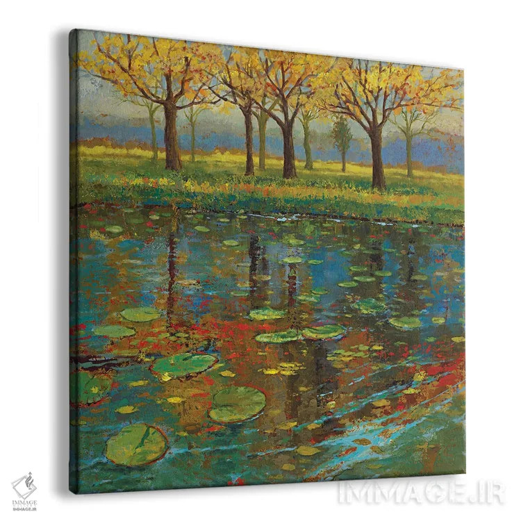 تابلو دکوراتیو بهار درخشان I اثر جولی جوی - نمای پرسپکتیو محصول