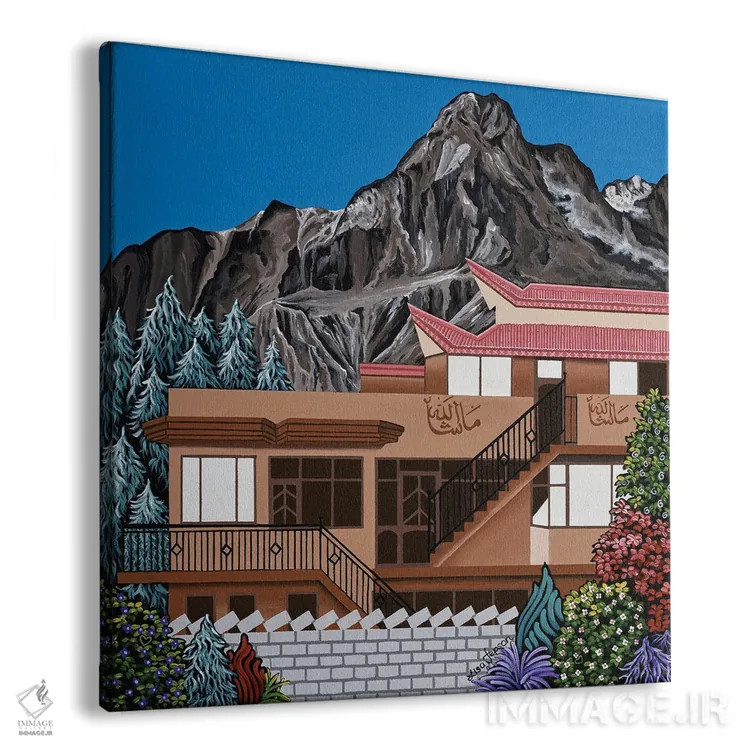 تابلو دکوراتیو خانه جایی ست که دل آنجاست اثر لیزا جپسون - نمای پرسپکتیو محصول