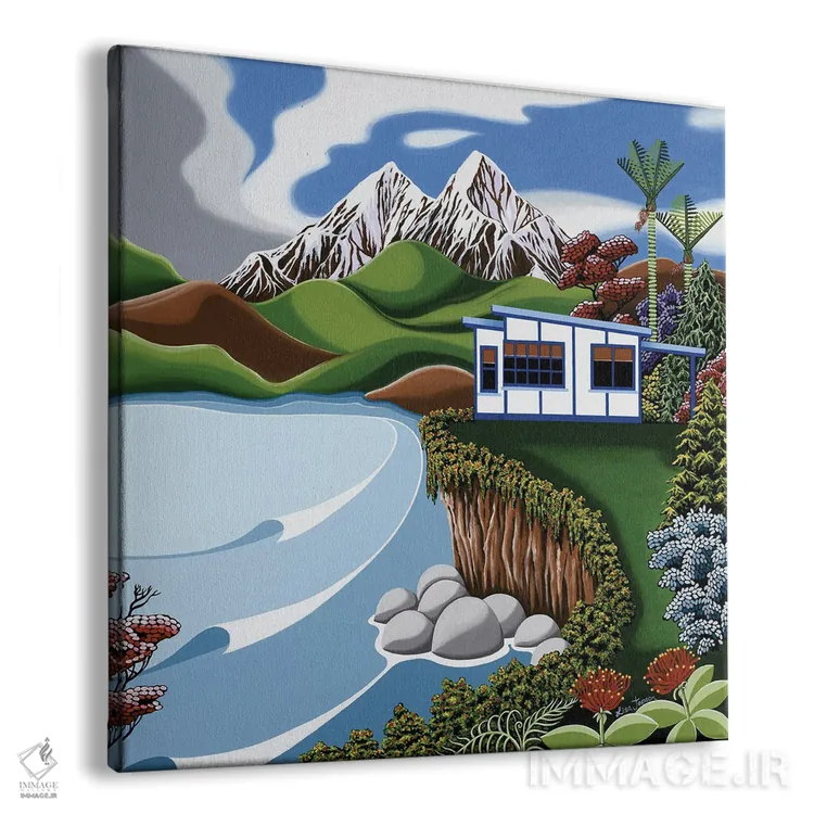 تابلو دکوراتیو بهشت روستایی اثر لیزا جپسون - نمای پرسپکتیو محصول