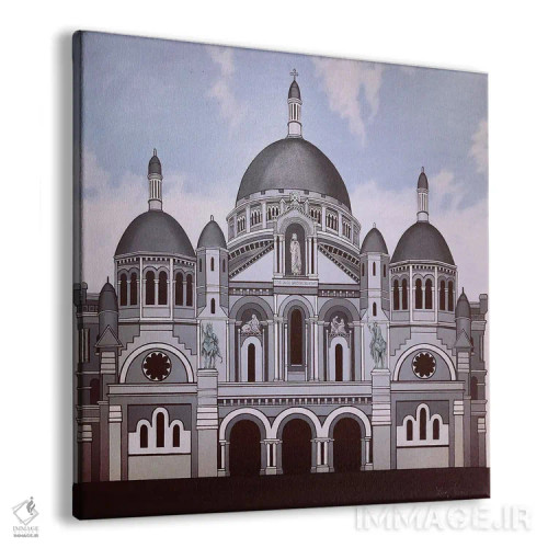 تابلو دکوراتیو کلیسای سکره کور اثر لیزا جپسون - نمای پرسپکتیو محصول