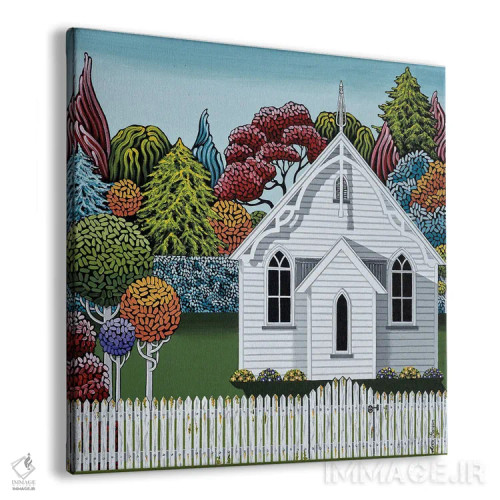 تابلو دکوراتیو کلیسای کوچک اثر لیزا جپسون - نمای پرسپکتیو محصول