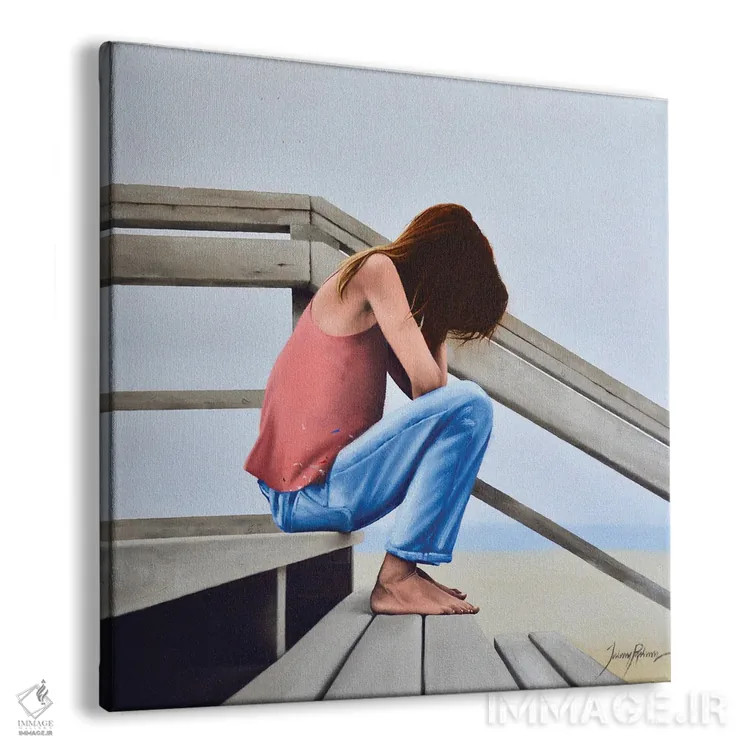 تابلو دکوراتیو انسداد خلاقانه هنرمند اثر جانی پاپکس - نمای پرسپکتیو محصول