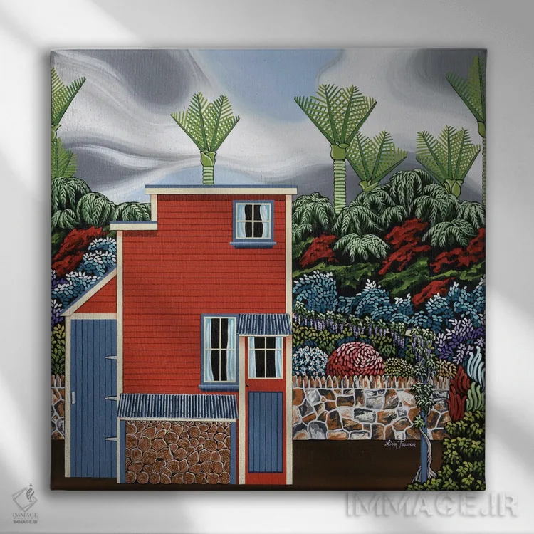 تابلو دکوراتیو میل و آرزو اثر لیزا جپسون - نمای روبهرو روی دیوار