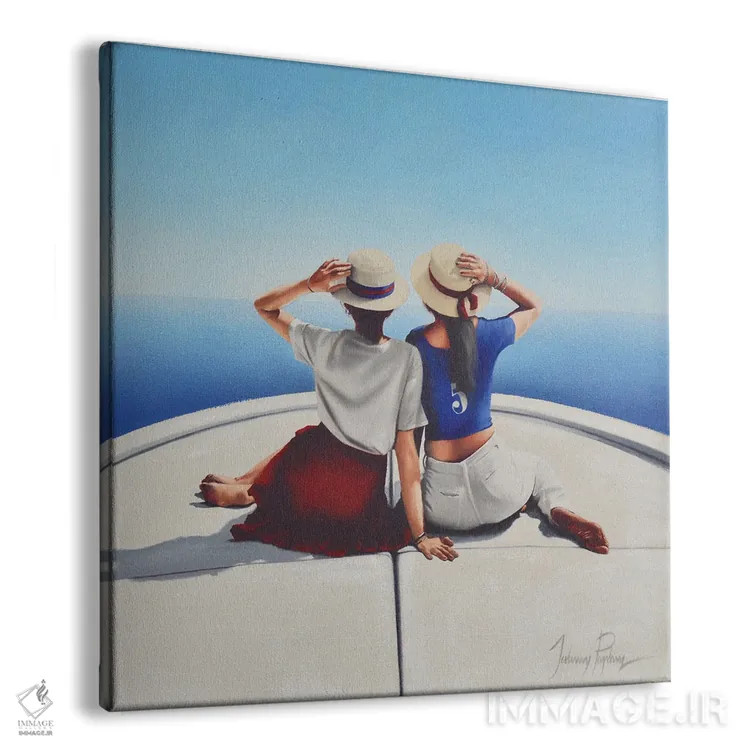 تابلو دکوراتیو سفر با قایق اثر جانی پاپکس - نمای پرسپکتیو محصول