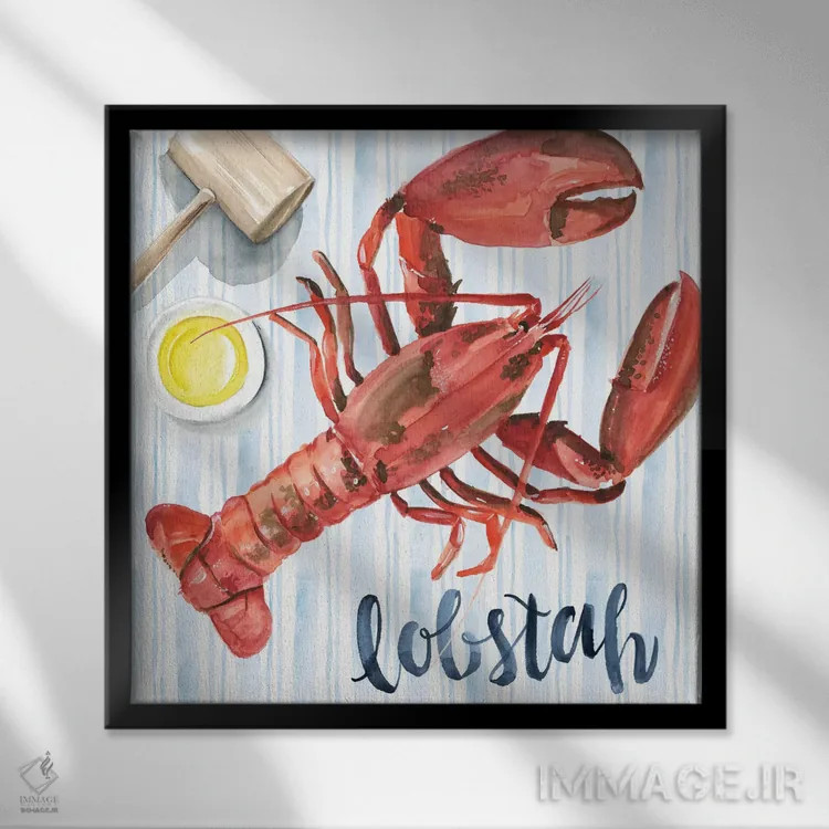 تابلو دکوراتیو تابستان نیوانگلند دو اثر جنیفر پکستون پارکر - نمای قابدار مشکی