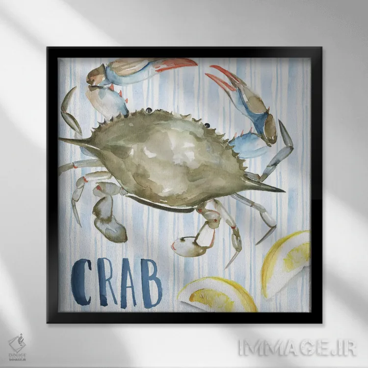 تابلو دکوراتیو تابستان نیوانگلند یک اثر جنیفر پکستون پارکر - نمای قابدار مشکی