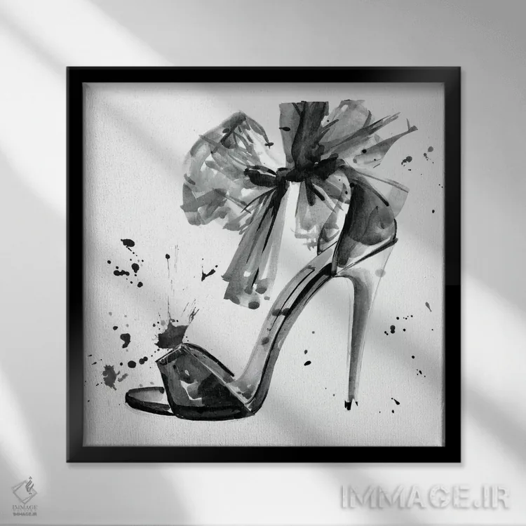 تابلو دکوراتیو جذاب شماره دو اثر جنیفر پکستون پارکر - نمای قابدار مشکی