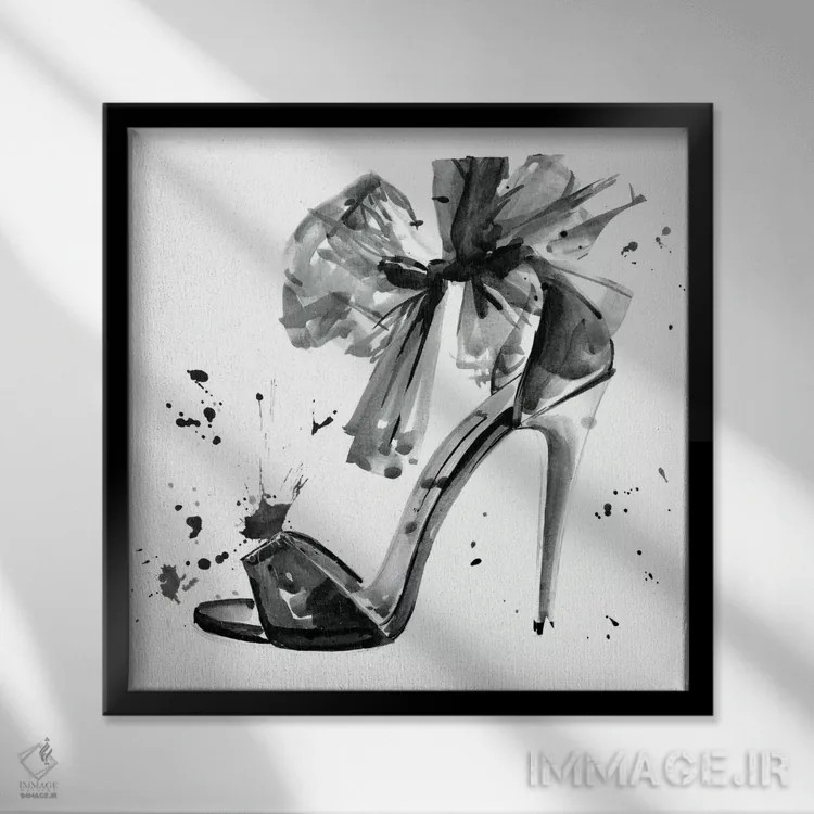 تابلو دکوراتیو جذاب شماره دو اثر جنیفر پکستون پارکر - نمای قابدار مشکی