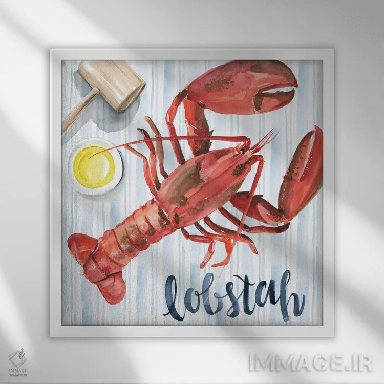 تابلو دکوراتیو تابستان نیوانگلند دو اثر جنیفر پکستون پارکر - نمای قابدار سفید