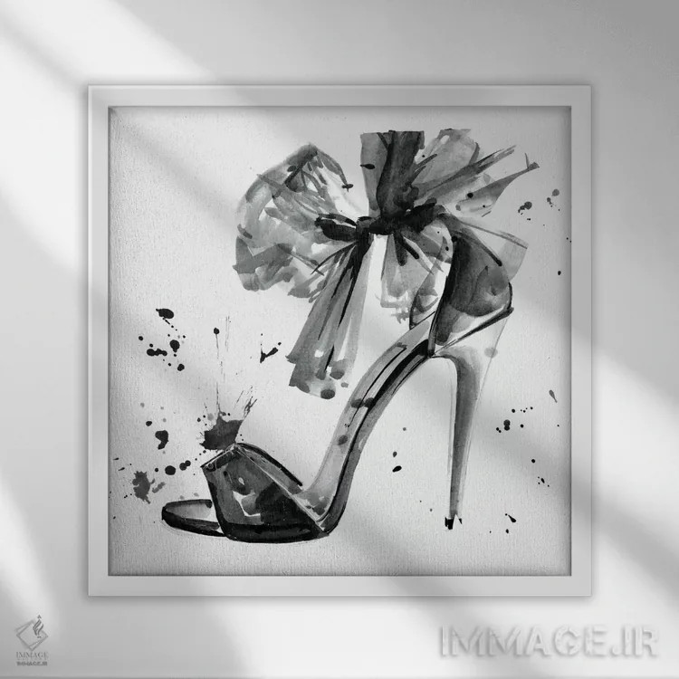 تابلو دکوراتیو جذاب شماره دو اثر جنیفر پکستون پارکر - نمای قابدار سفید