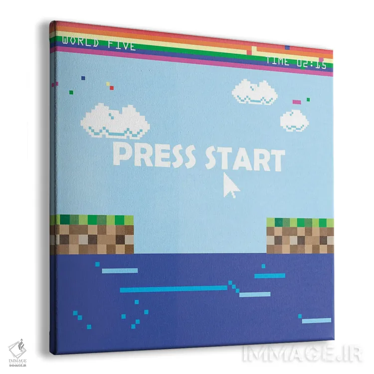 تابلو دکوراتیو ارتقا ۲ اثر جنیفر پکستون پارکر - نمای پرسپکتیو محصول