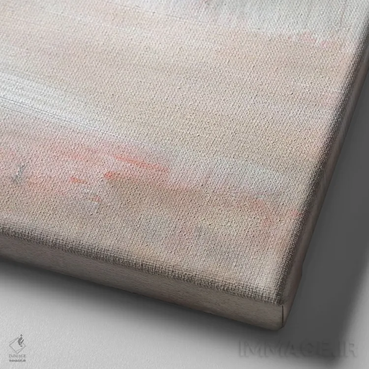 تابلو انتزاعی بازتاب های غروب ۴ اثر جنیفر پکستون پارکر - نمای نزدیک بافت بوم