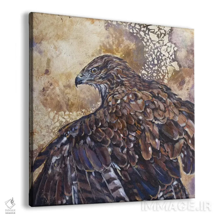 تابلو دکوراتیو جریان های هوای گرم اثر یان پرلی - نمای پرسپکتیو محصول