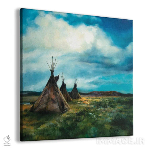 تابلو دکوراتیو پس از باران اثر یان پرلی - نمای پرسپکتیو محصول