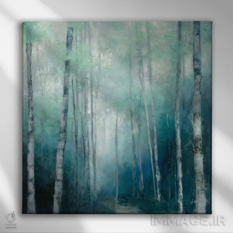 تابلو دکوراتیو به سوی جنگل اثر جولیا پورینتون - نمای روبهرو روی دیوار