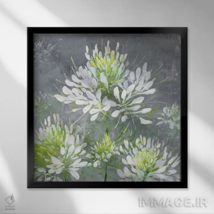 تابلو مدرن کلئوم خانه روستایی ۱ اثر جولیا پورینتون - نمای قابدار مشکی