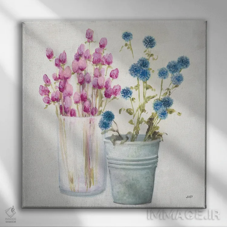 تابلو دکوراتیو گلخانه پاییزی ۴ اثر جولیا پورینتون - نمای روبهرو روی دیوار