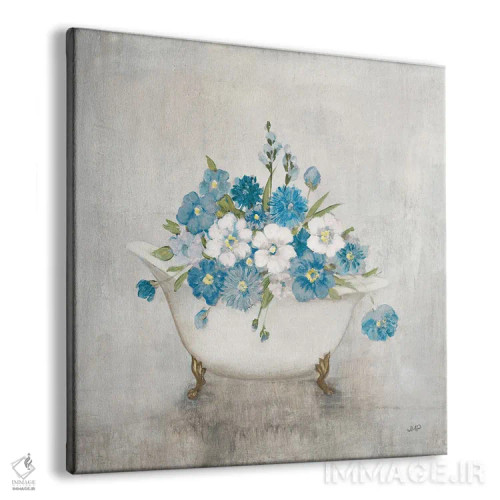 تابلو دکوراتیو زیبایی شناگر آبی اثر جولیا پورینتون - نمای پرسپکتیو محصول