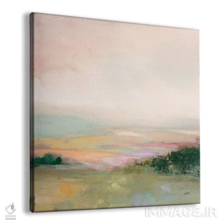 تابلو انتزاعی دره تاریک و درخشان اثر جولیا پورینتون - نمای پرسپکتیو محصول