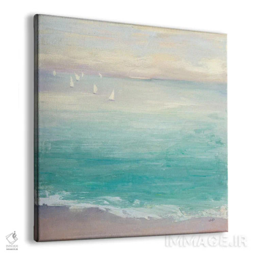 تابلو انتزاعی از ساحل اثر جولیا پورینتون - نمای پرسپکتیو محصول