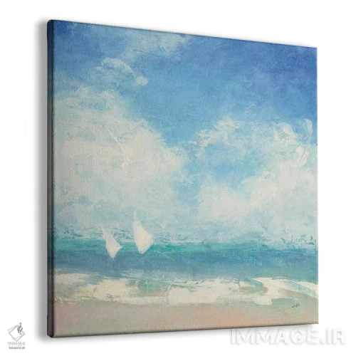 تابلو انتزاعی گذر از شناور راهنما اثر جولیا پورینتون - نمای پرسپکتیو محصول