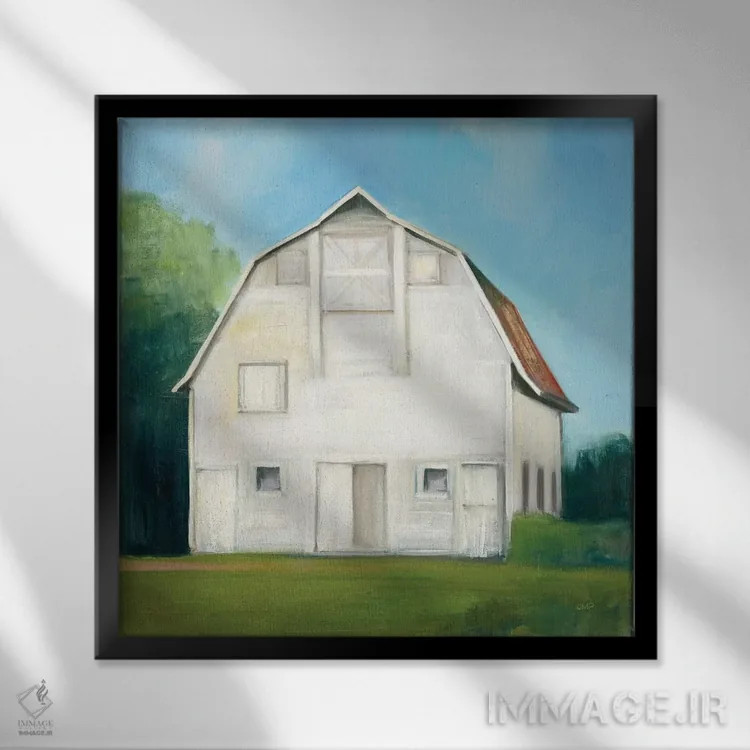 تابلو مدرن میراث مزرعه اثر جولیا پورینتون - نمای قابدار مشکی