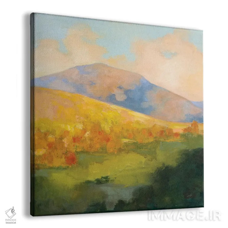تابلو دکوراتیو صبح کوهستان اثر جولیا پورینتون - نمای پرسپکتیو محصول