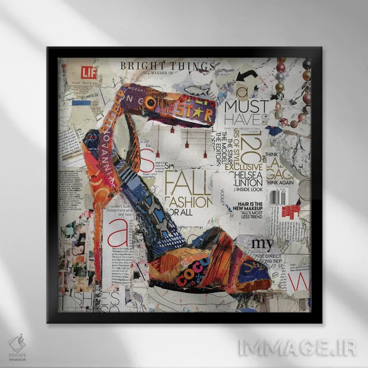 تابلو دکوراتیو ضروری اثر جیمی پاولیچ-واکر - نمای قابدار مشکی