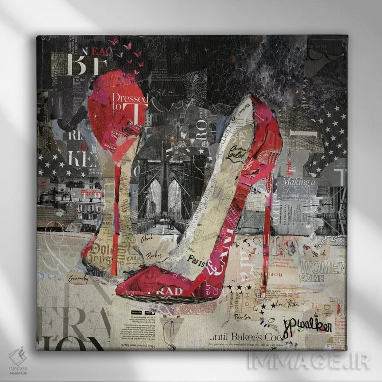 تابلو دکوراتیو جنجال به پا کردن اثر جیمی پاولیچ-واکر - نمای روبهرو روی دیوار