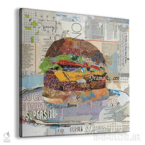 تابلو دکوراتیو این برگر را بخور اثر جیمی پاولیچ-واکر - نمای پرسپکتیو محصول