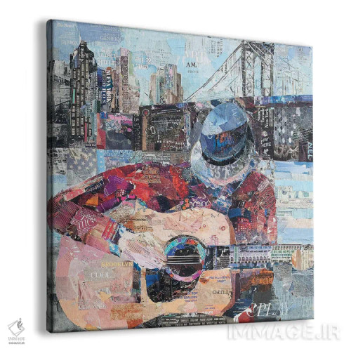 تابلو دکوراتیو در حال بازی اثر جیمی پاولیچ-واکر - نمای پرسپکتیو محصول