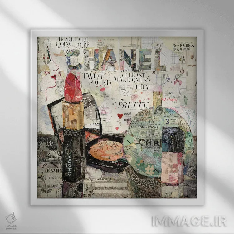 تابلو دکوراتیو هر زن زنده ای عاشق شنل است اثر جیمی پاولیچ-واکر - نمای قابدار سفید