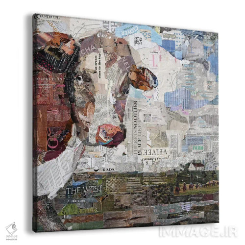 تابلو دکوراتیو کوکو گاو اثر جیمی پاولیچ-واکر - نمای پرسپکتیو محصول