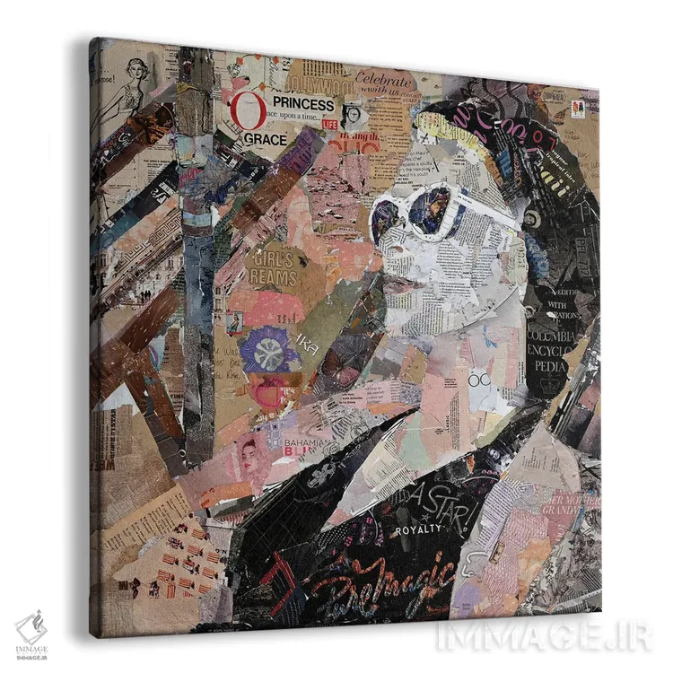 تابلو دکوراتیو گریس کلی-روزی روزگاری اثر جیمی پاولیچ-واکر - نمای پرسپکتیو محصول