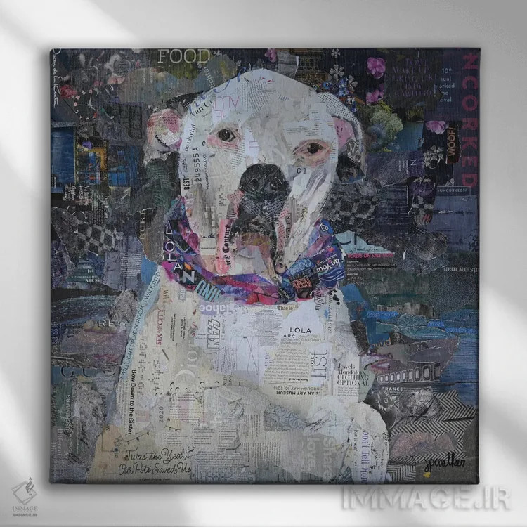 تابلو دکوراتیو این لولا است اثر جیمی پاولیچ-واکر - نمای روبهرو روی دیوار