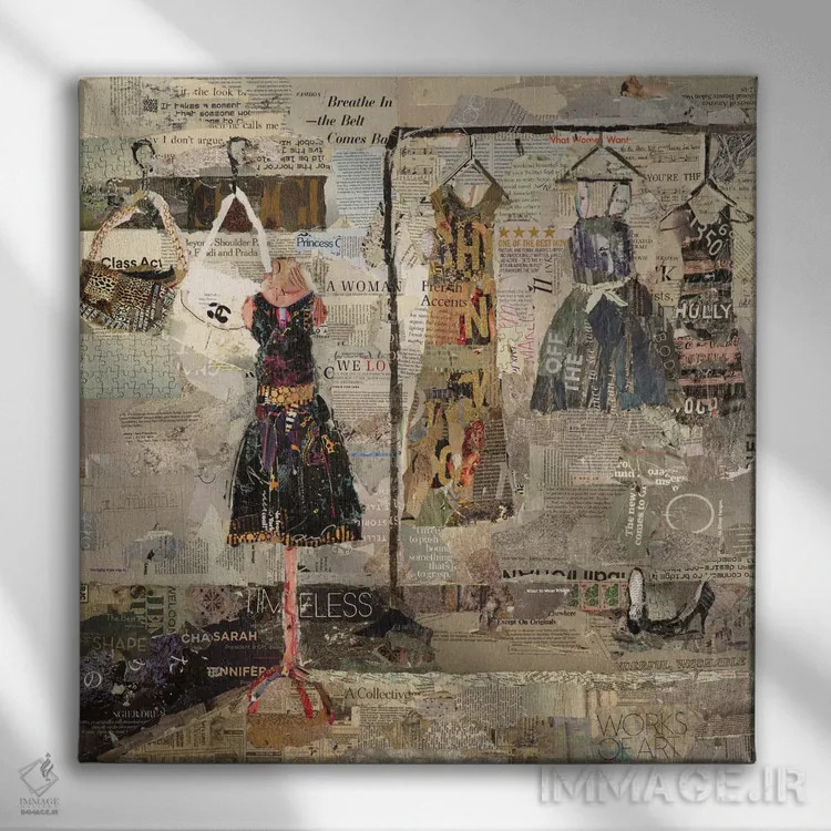 تابلو دکوراتیو آثار هنری اثر جیمی پاولیچ-واکر - نمای روبهرو روی دیوار